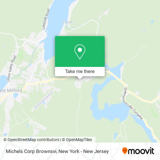 Michels Corp Brownsvi map