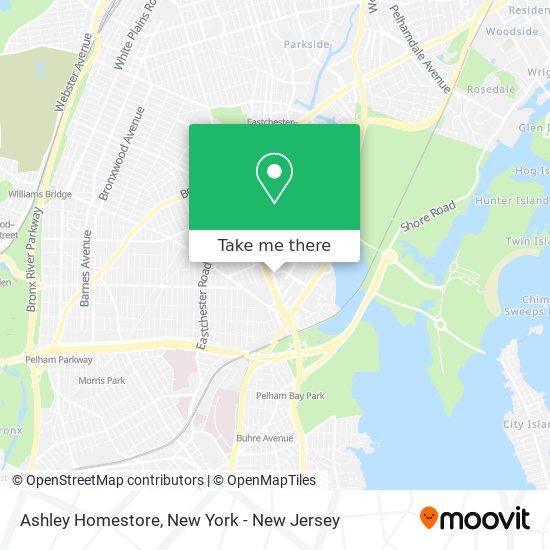 Mapa de Ashley Homestore