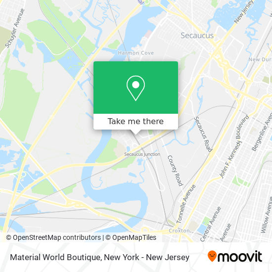 Material World Boutique map