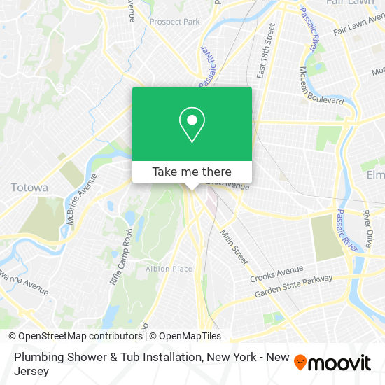 Mapa de Plumbing Shower & Tub Installation