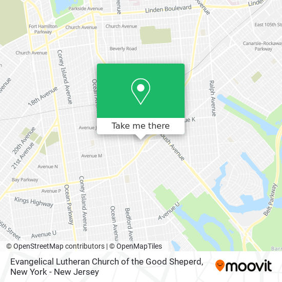 Evangelical Lutheran Church of the Good Sheperd map