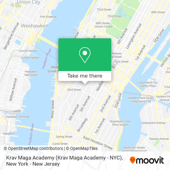 Mapa de Krav Maga Academy