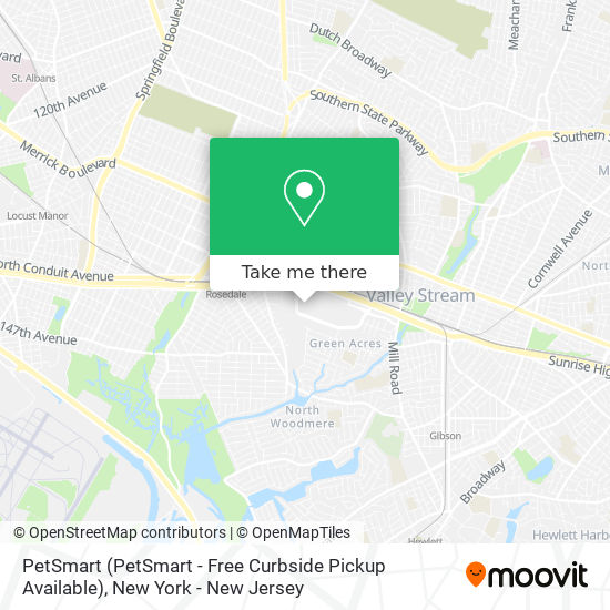 PetSmart (PetSmart - Free Curbside Pickup Available) map