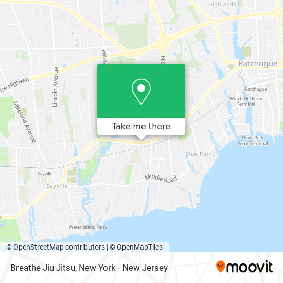 Breathe Jiu Jitsu map