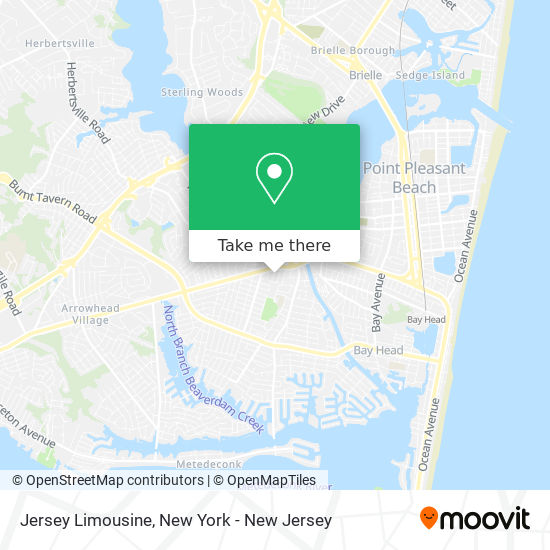 Jersey Limousine map