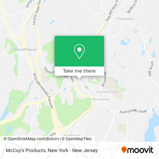 McCoy's Products map