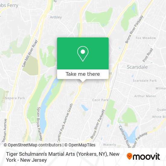 Tiger Schulmann's Martial Arts (Yonkers, NY) map