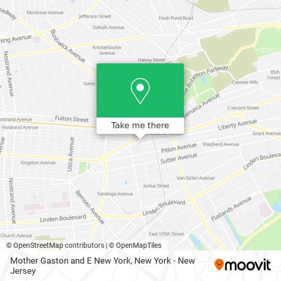 Mapa de Mother Gaston and E New York