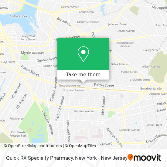 Mapa de Quick RX Specialty Pharmacy