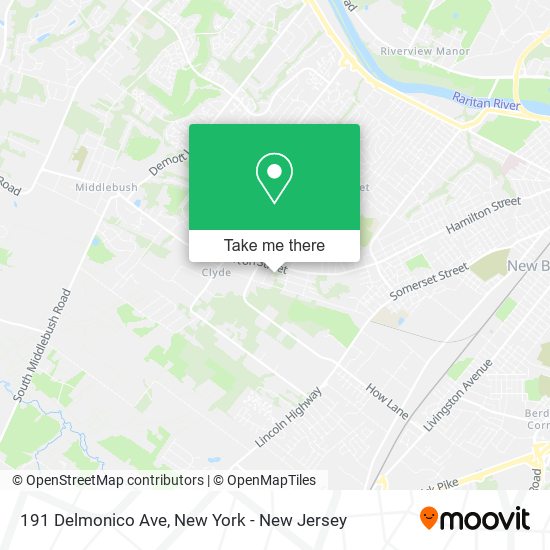 Mapa de 191 Delmonico Ave