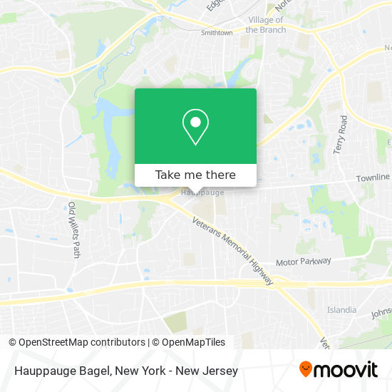 Mapa de Hauppauge Bagel