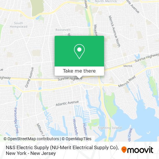 N&S Electric Supply (NU-Merit Electrical Supply Co) map