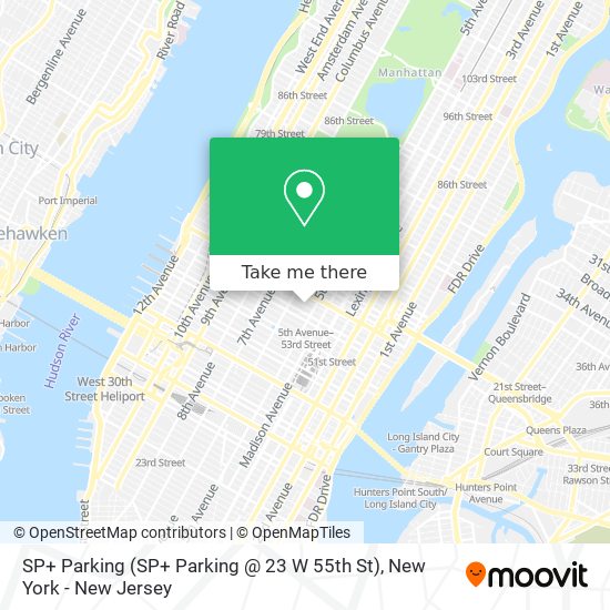 SP+ Parking (SP+ Parking @ 23 W 55th St) map