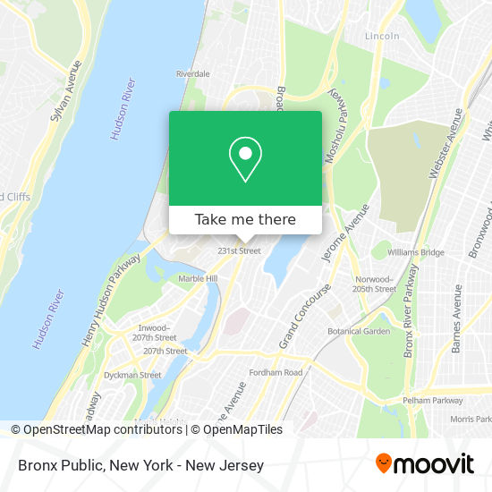 Bronx Public map