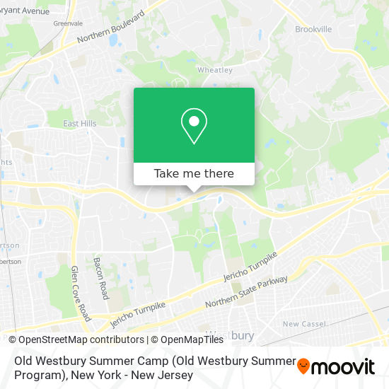 Old Westbury Summer Camp map