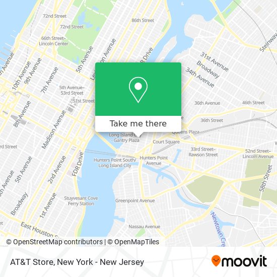 Mapa de AT&T Store