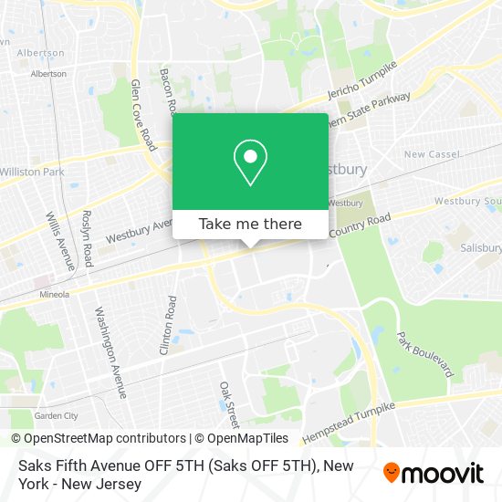 Mapa de Saks Fifth Avenue OFF 5TH (Saks OFF 5TH)