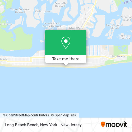 Long Beach Beach map