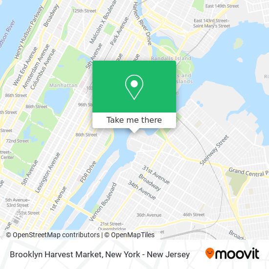 Brooklyn Harvest Market map