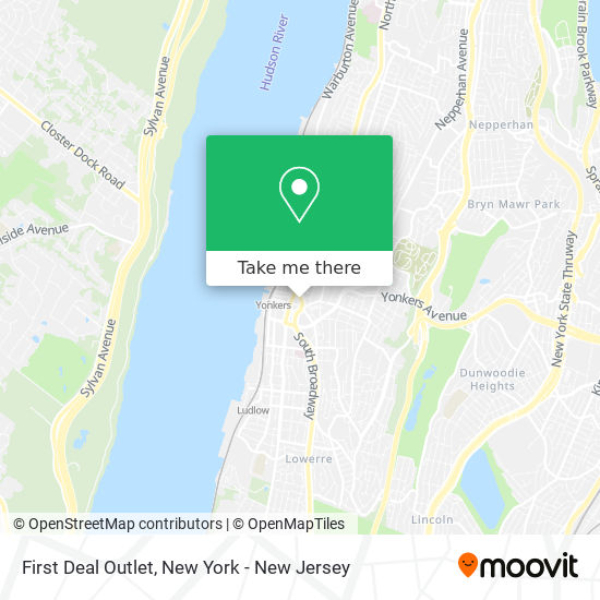 First Deal Outlet map