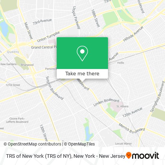 Mapa de TRS of New York (TRS of NY)