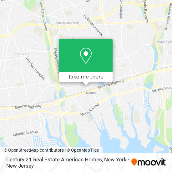 Mapa de Century 21 Real Estate American Homes