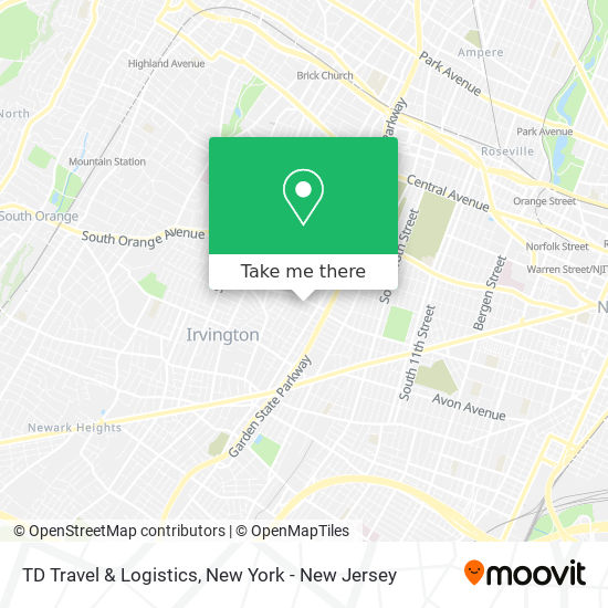 TD Travel & Logistics map