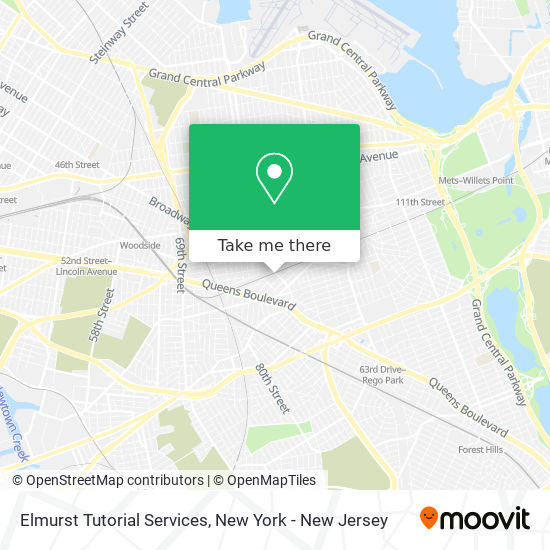 Mapa de Elmurst Tutorial Services