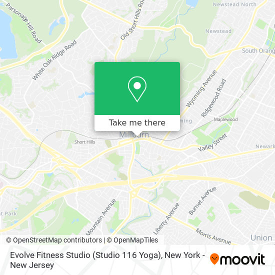 Evolve Fitness Studio (Studio 116 Yoga) map