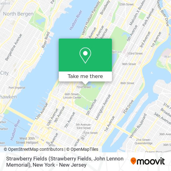 Strawberry Fields (Strawberry Fields, John Lennon Memorial) map