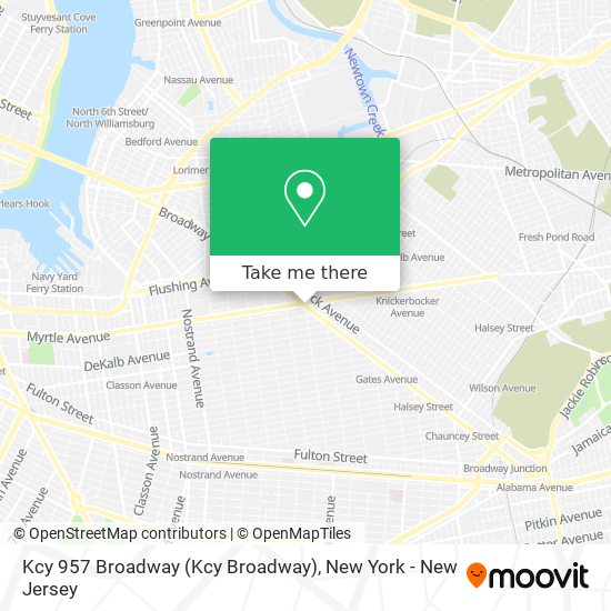 Mapa de Kcy 957 Broadway (Kcy Broadway)