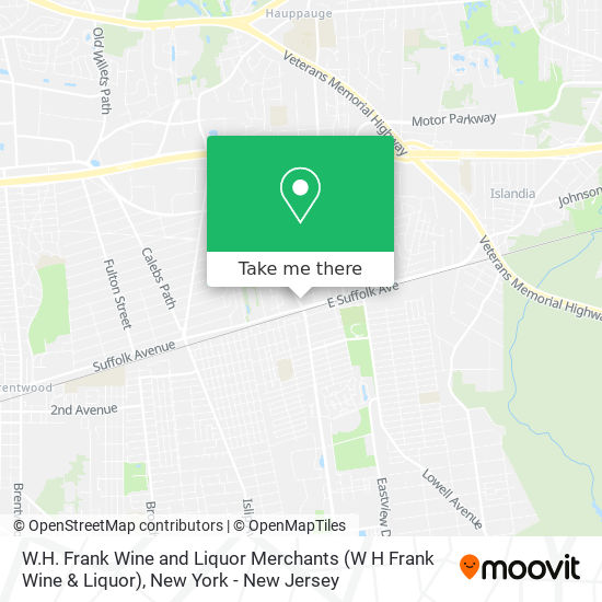 W.H. Frank Wine and Liquor Merchants (W H Frank Wine & Liquor) map