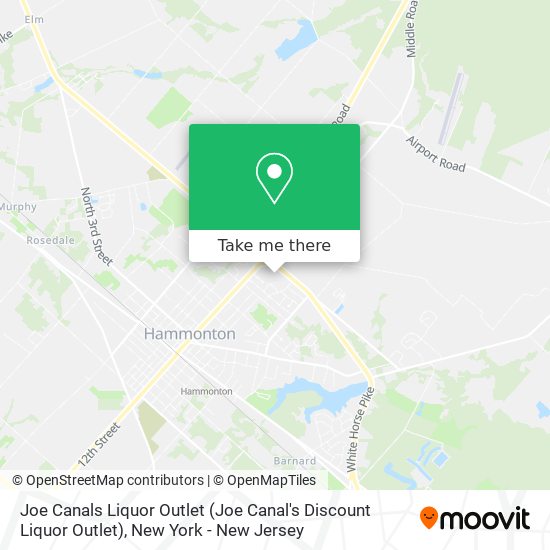 Mapa de Joe Canals Liquor Outlet (Joe Canal's Discount Liquor Outlet)