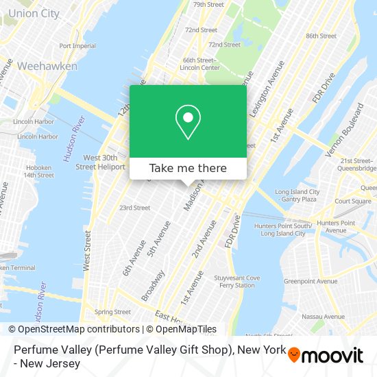 Mapa de Perfume Valley (Perfume Valley Gift Shop)