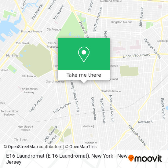 Mapa de E16 Laundromat (E 16 Laundromat)