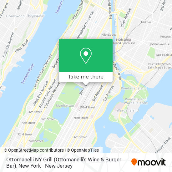 Ottomanelli NY Grill (Ottomanelli's Wine & Burger Bar) map