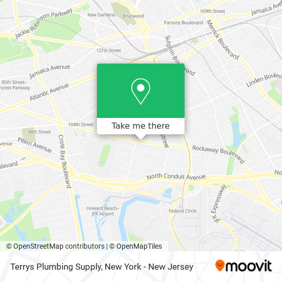 Terrys Plumbing Supply map