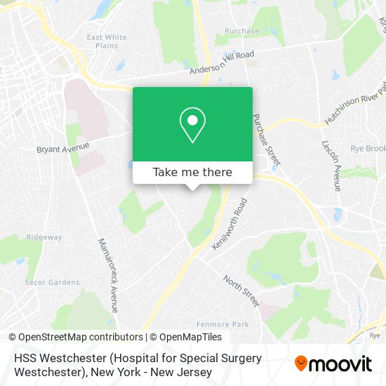 Mapa de HSS Westchester (Hospital for Special Surgery Westchester)