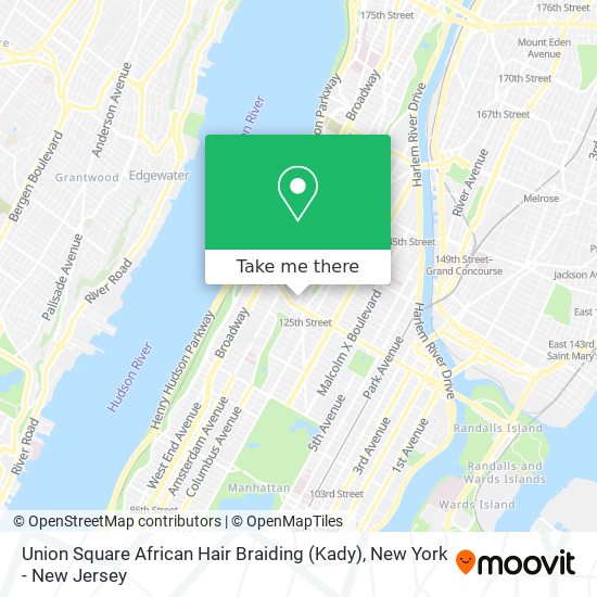 Union Square African Hair Braiding (Kady) map