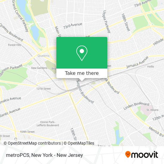 metroPCS map