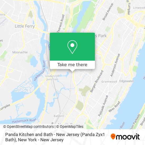 Mapa de Panda Kitchen and Bath - New Jersey (Panda Zyx1 Bath)