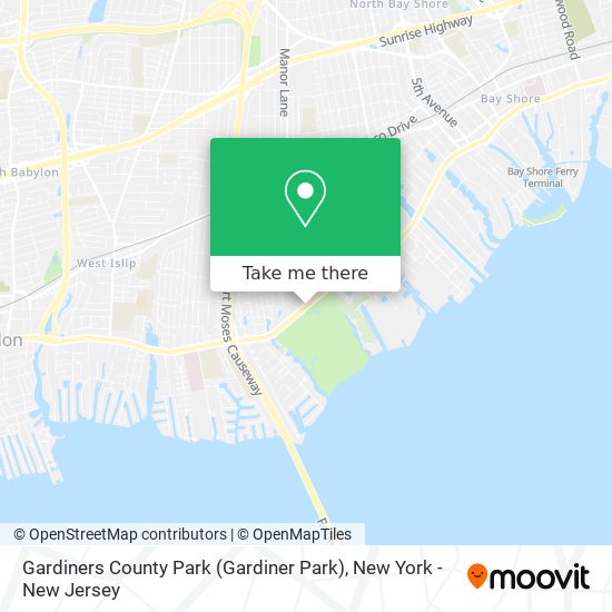 Mapa de Gardiners County Park (Gardiner Park)