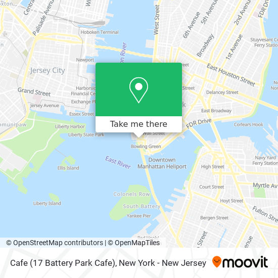 Cafe (17 Battery Park Cafe) map