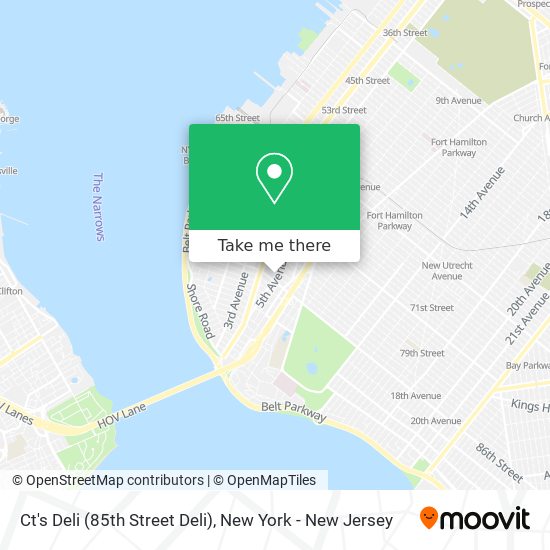 Mapa de Ct's Deli (85th Street Deli)