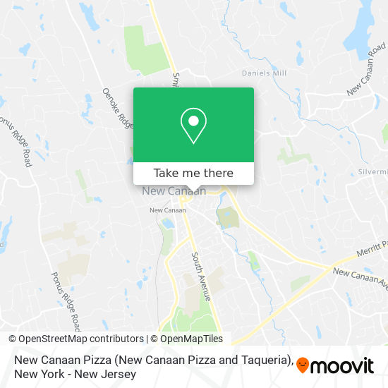 Mapa de New Canaan Pizza (New Canaan Pizza and Taqueria)