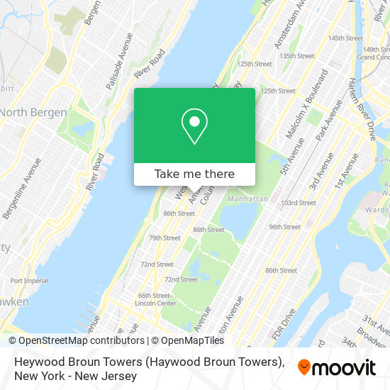 Heywood Broun Towers (Haywood Broun Towers) map