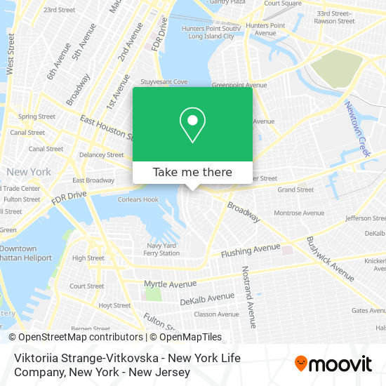 Mapa de Viktoriia Strange-Vitkovska - New York Life Company