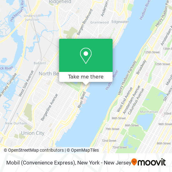 Mobil (Convenience Express) map
