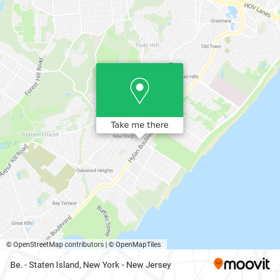 Be. - Staten Island map