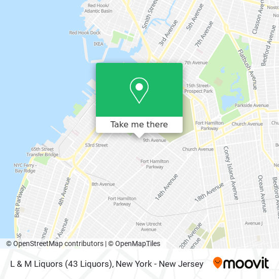 Mapa de L & M Liquors (43 Liquors)